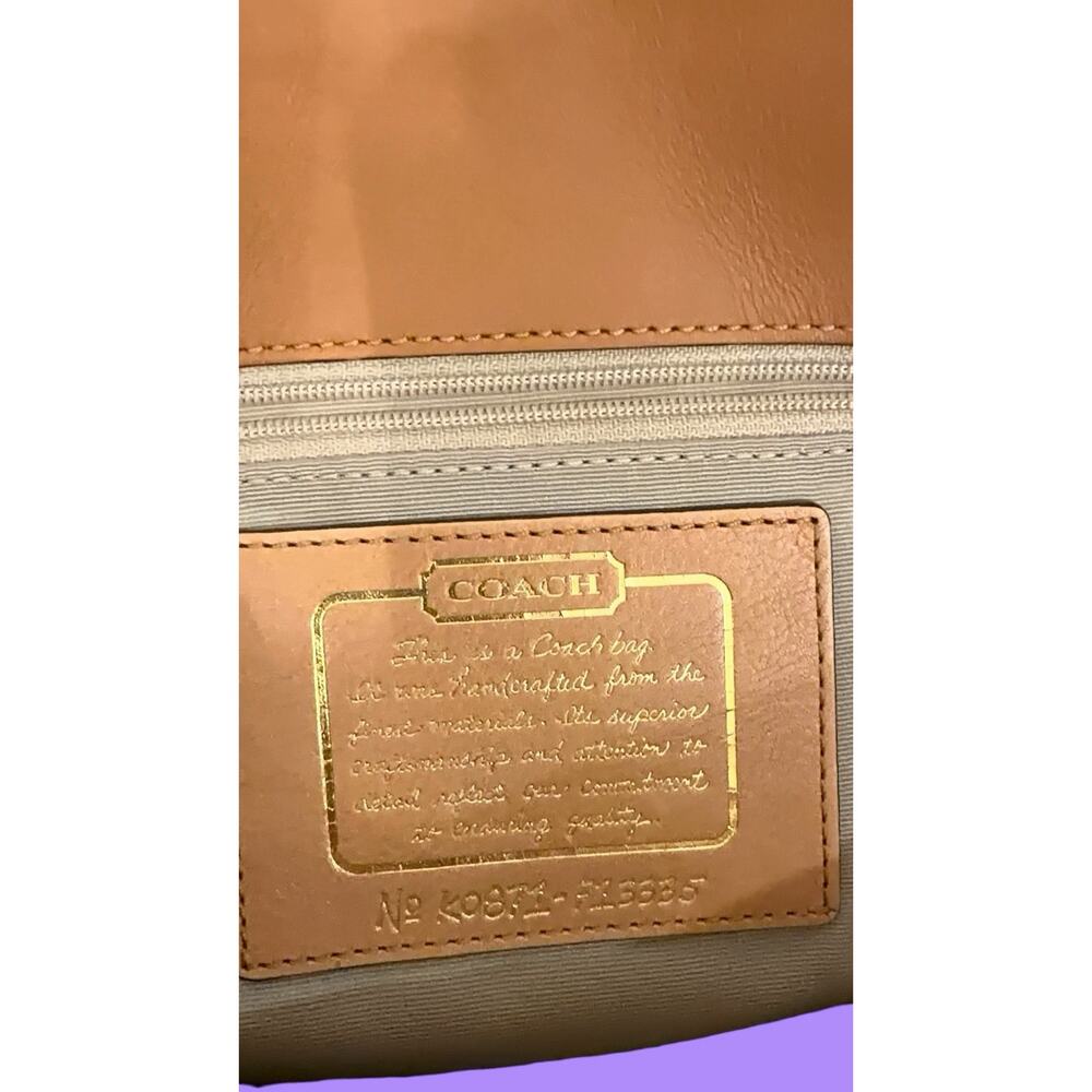 Coach Vintage Signature Patchwork Medium Satchel Pastel Turnlock Rare Y2K - Picture 7 of 10